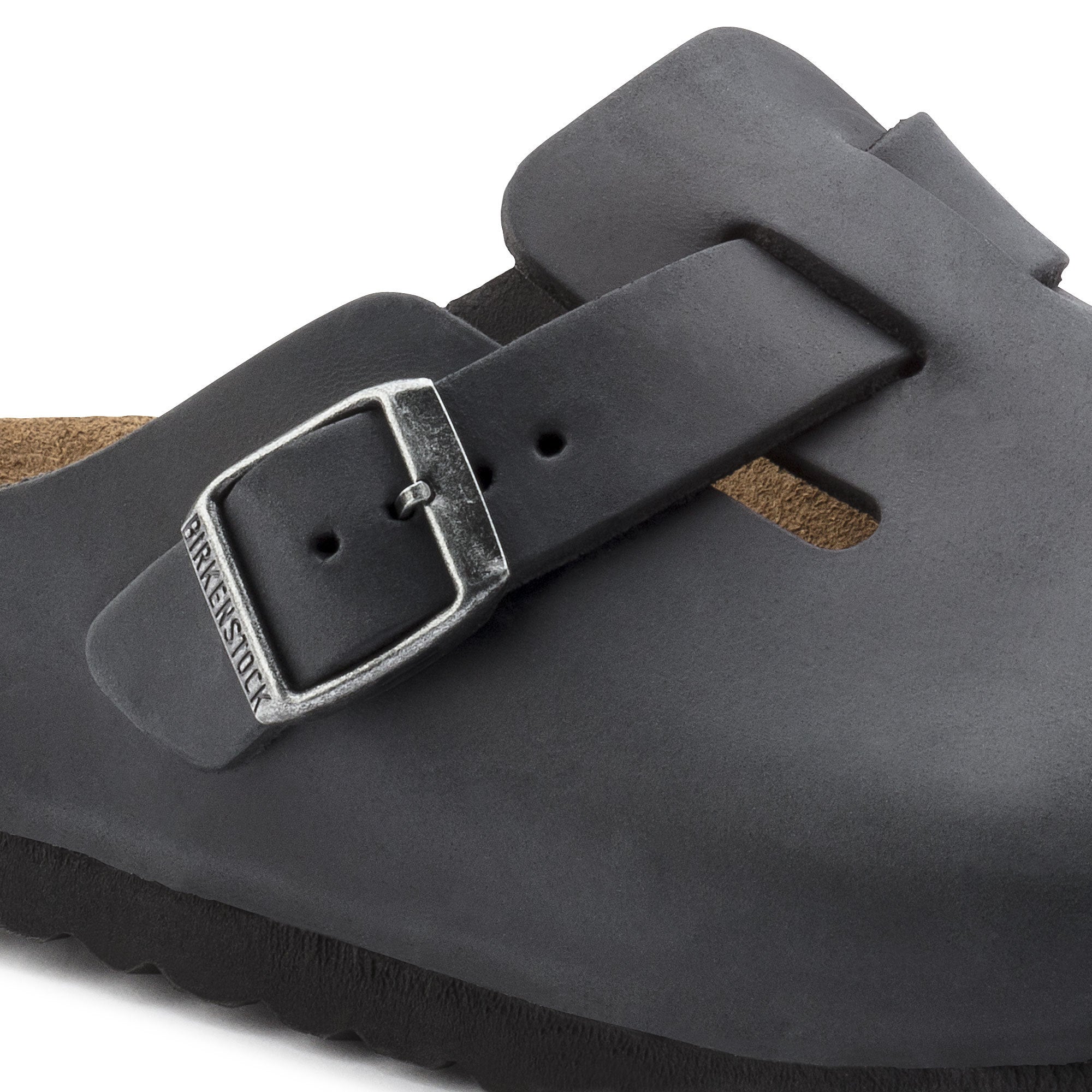 Boston Black Oiled Leather Regular