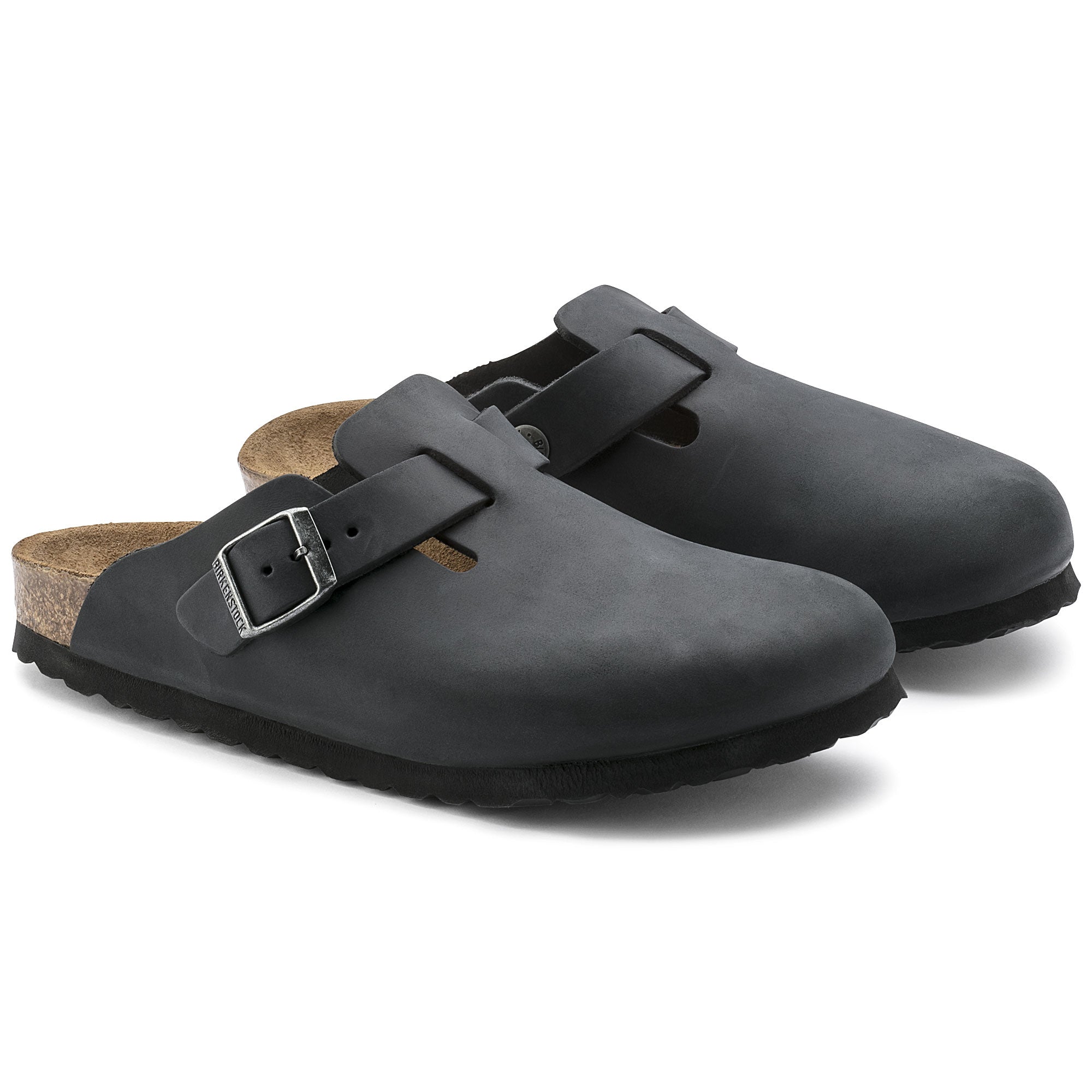 Boston Black Oiled Leather Regular