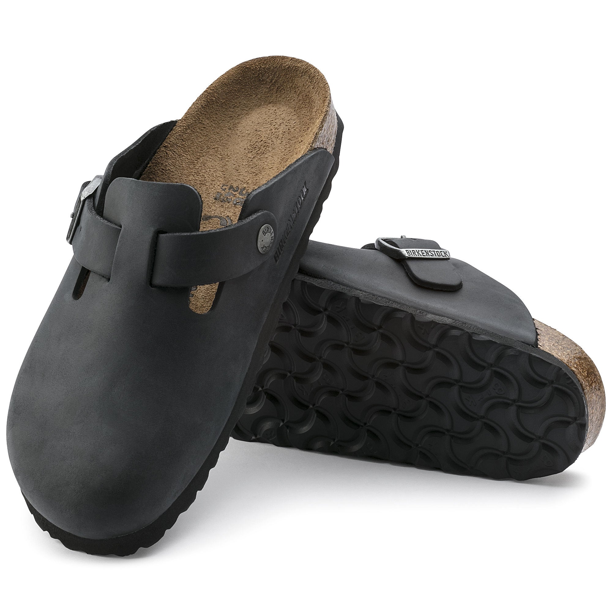 Boston Black Oiled Leather Regular