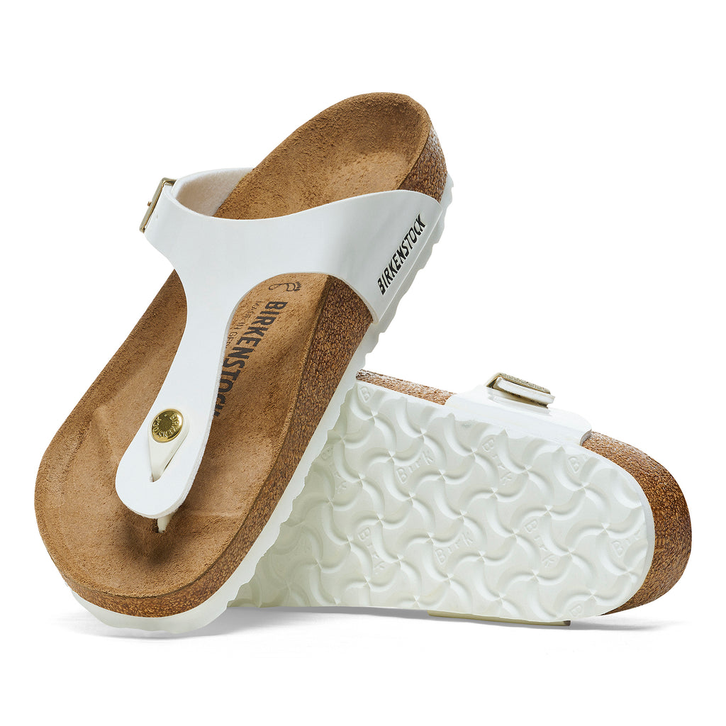 Gizeh Patent White Birko-Flor Narrow