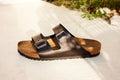 Arizona Vintage Wood Black Natural Leather Regular