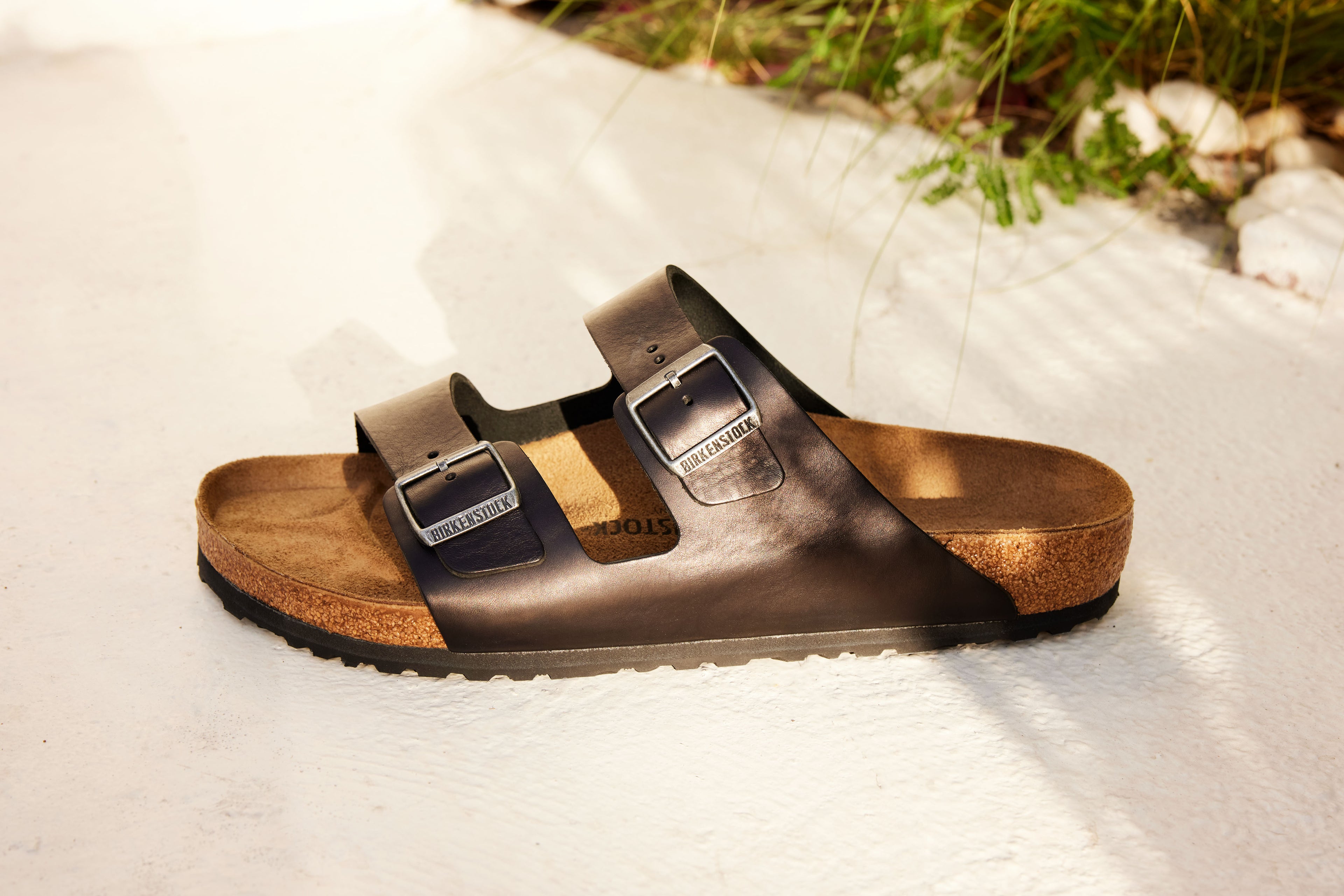 Arizona Vintage Wood Black Natural Leather Regular