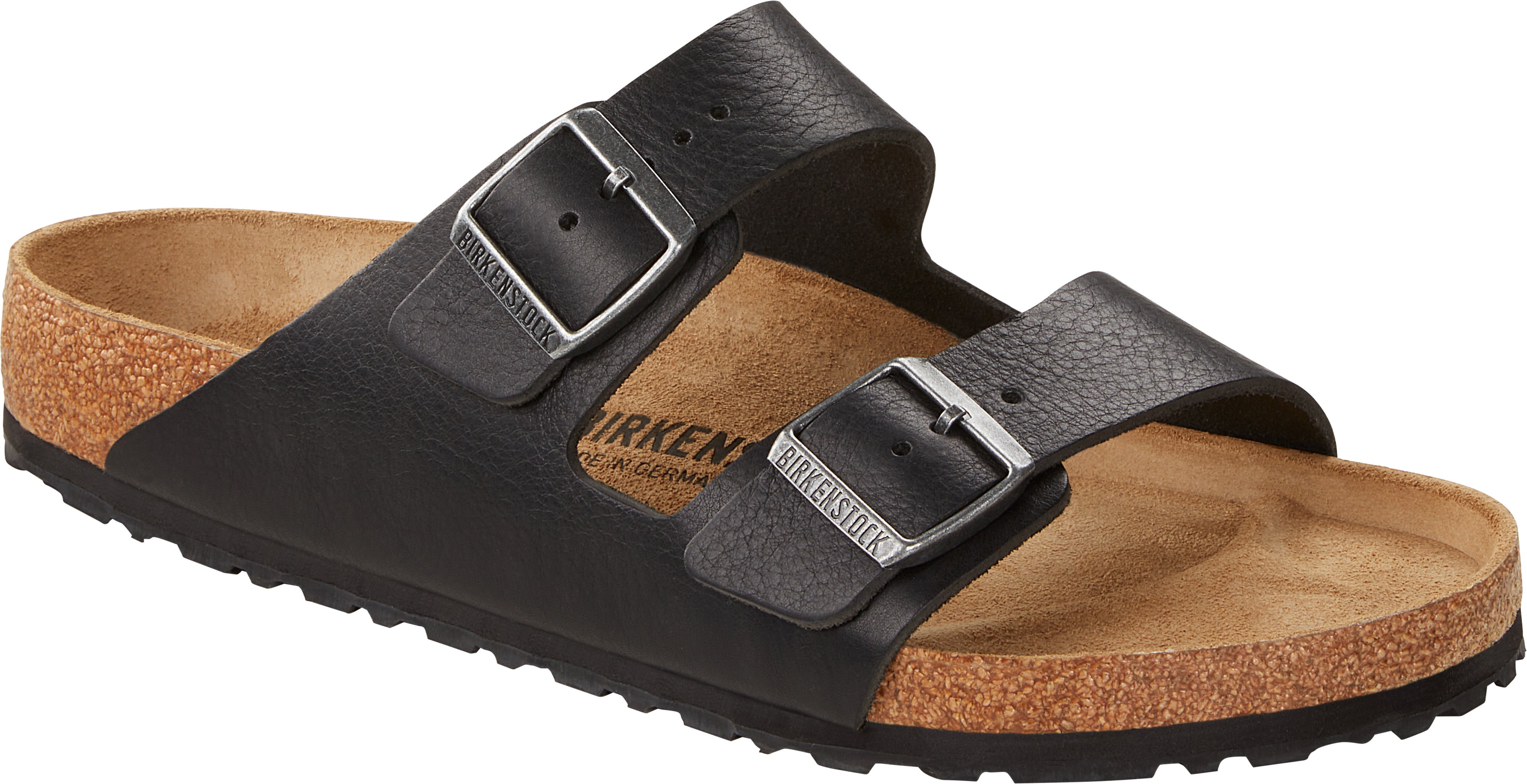 Arizona Vintage Wood Black Natural Leather Regular