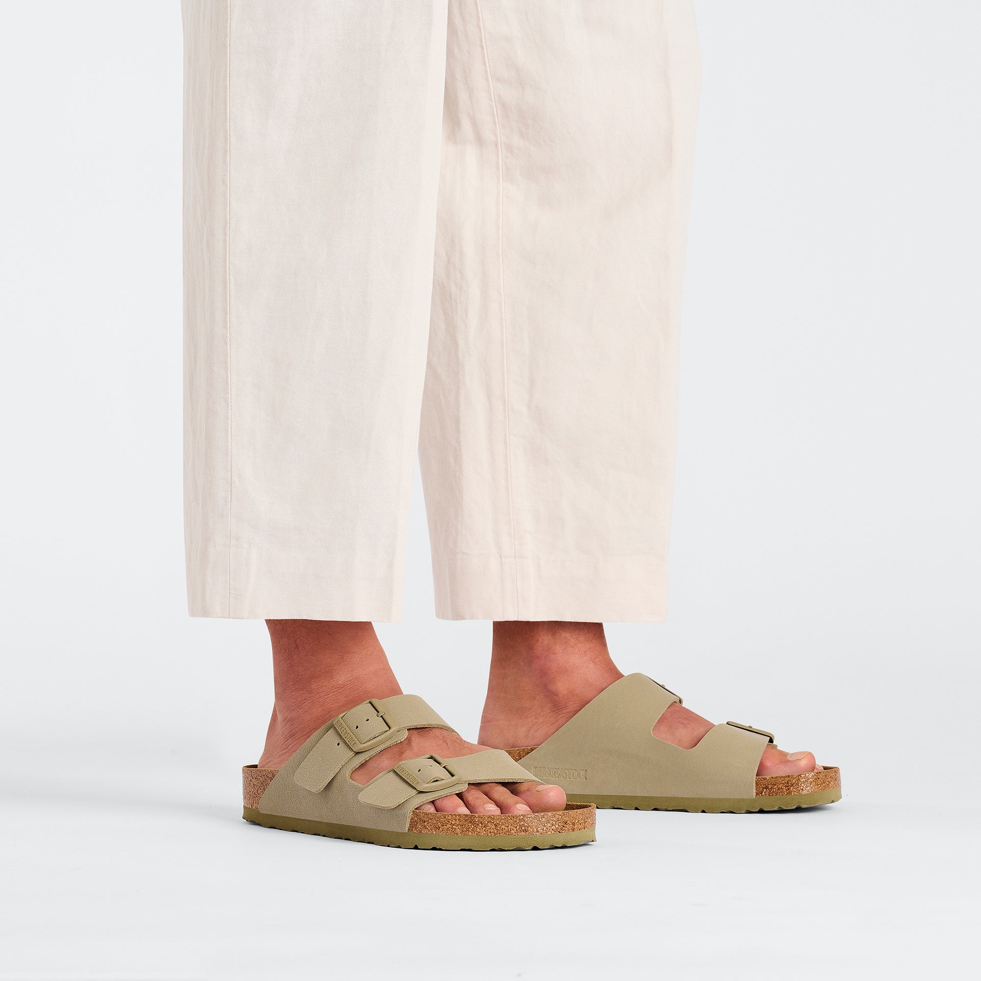 Arizona Faded Khaki Birko-Flor Regular