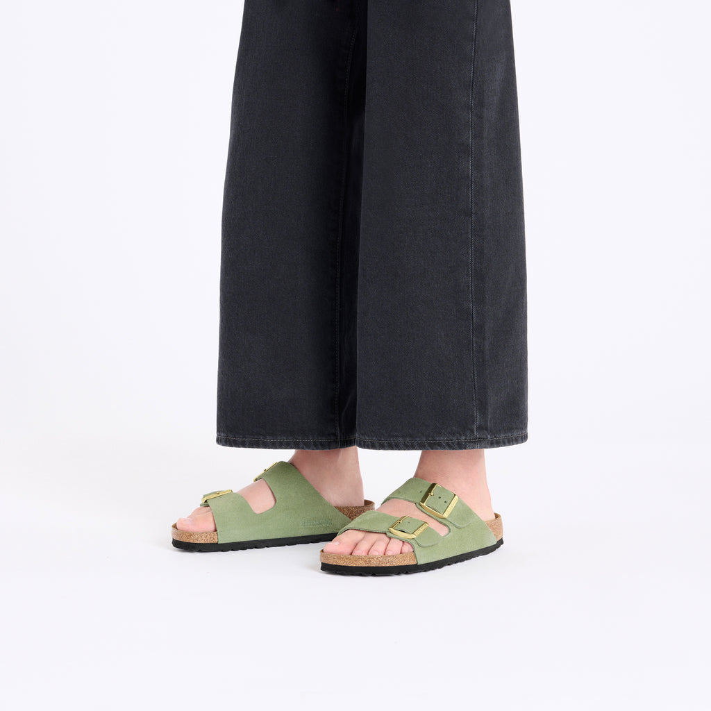 Arizona SFB Green Tea Suede Leather Narrow