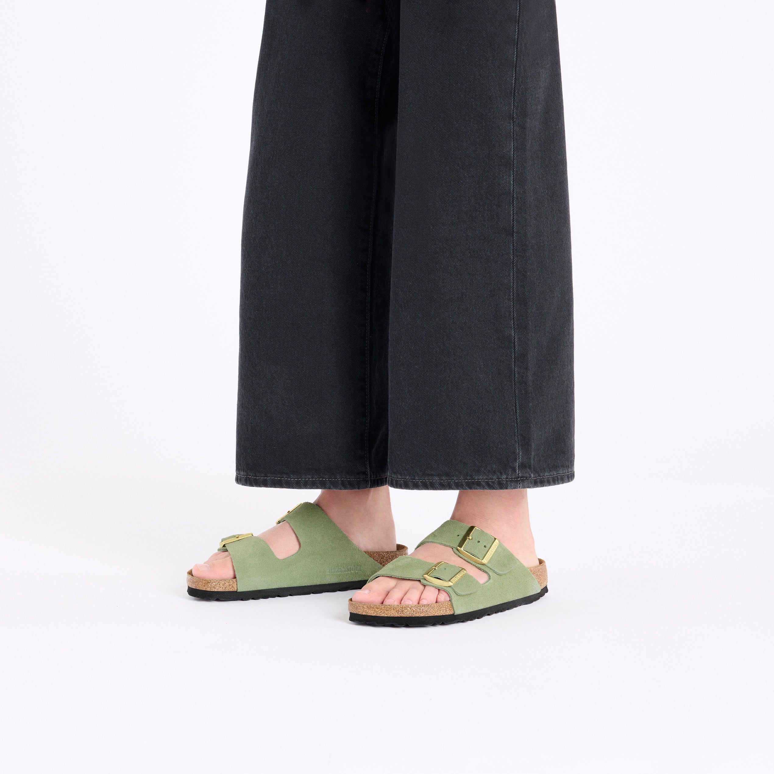 Arizona SFB Green Tea Suede Leather Narrow