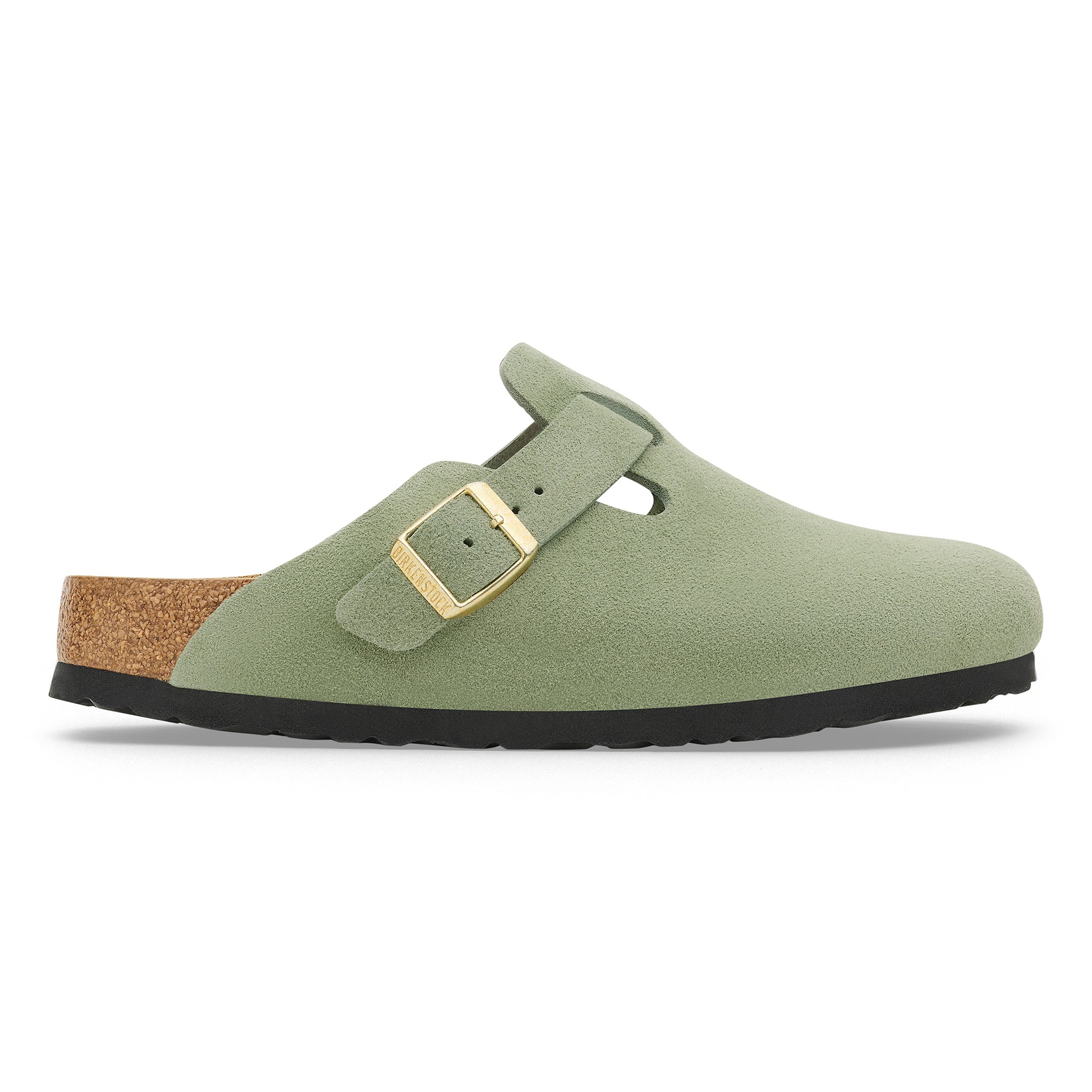 Boston SFB Green Tea Suede Leather Narrow