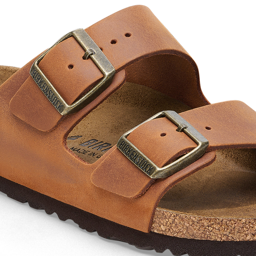 Arizona Cognac Oiled Leather Narrow