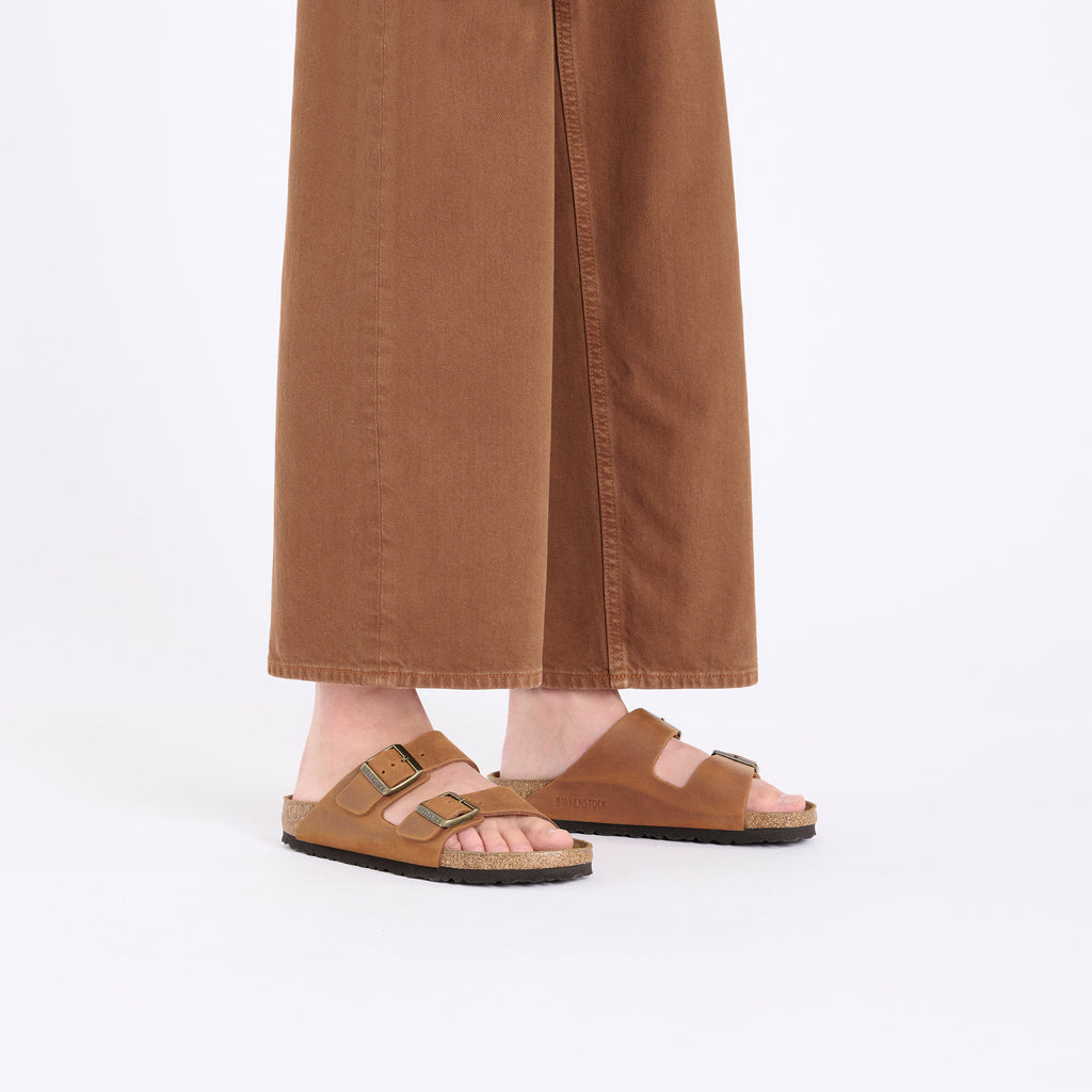 Arizona Cognac Oiled Leather Narrow