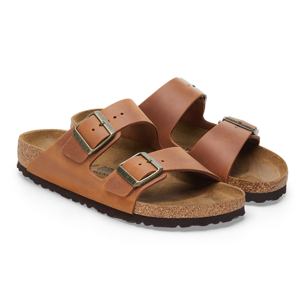 Arizona Cognac Oiled Leather Narrow