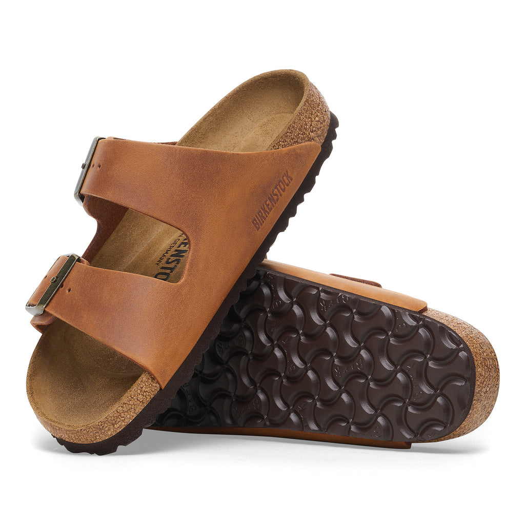 Arizona Cognac Oiled Leather Narrow