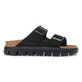 Arizona Chunky Black Suede Leather Narrow