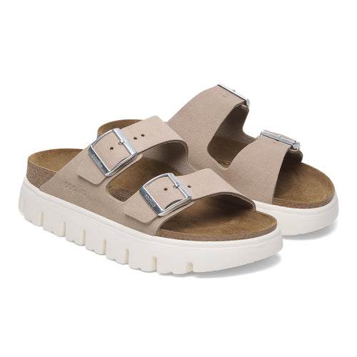 Arizona Chunky Light Rose Suede Leather Narrow