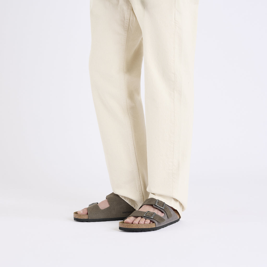 Arizona Concrete Grey Oiled/Suede Leather Regular