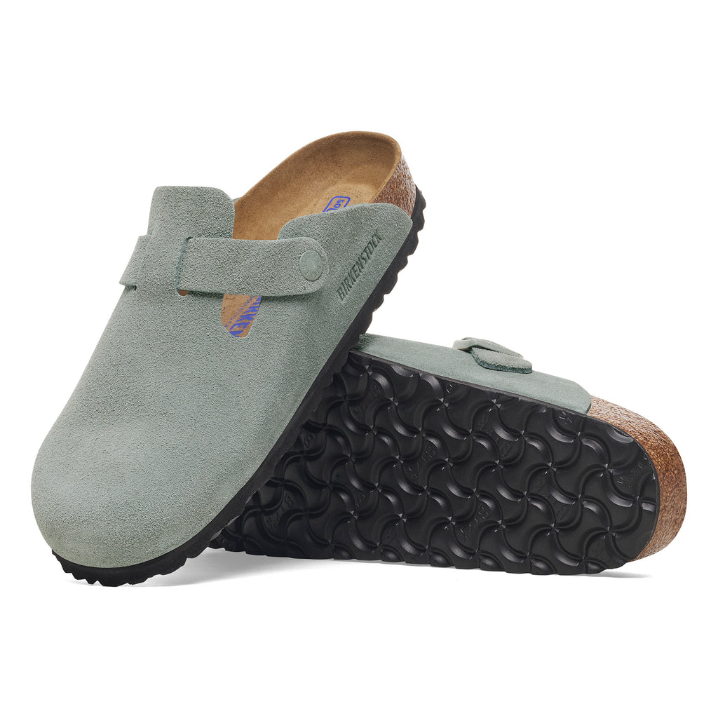 Boston SFB Pure Sage Suede Leather Regular