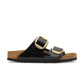 Arizona Big Buckle Patent Black/Gold Birko-Flor Narrow