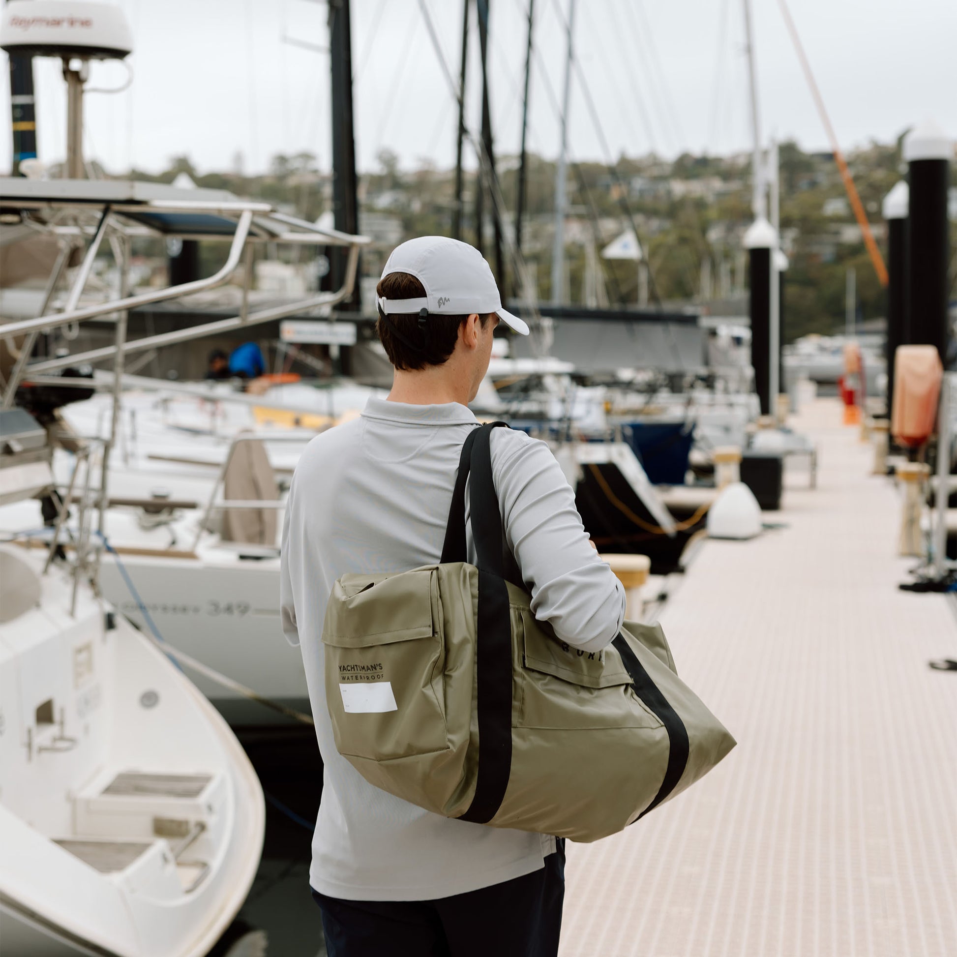 Yachtsman Large Waterproof Gear Bag - Green