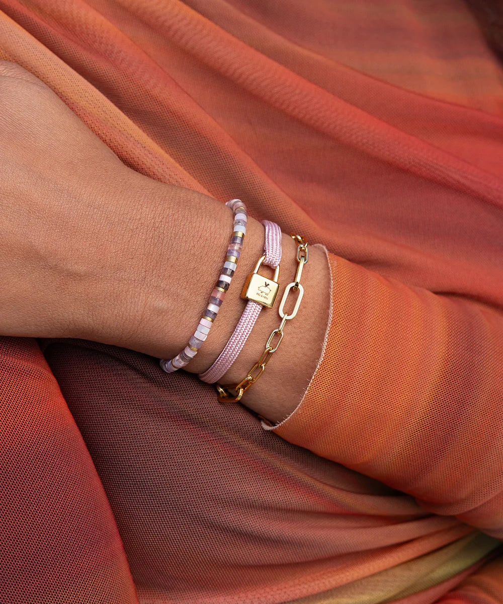 Billy - Dusty Pink / Gold