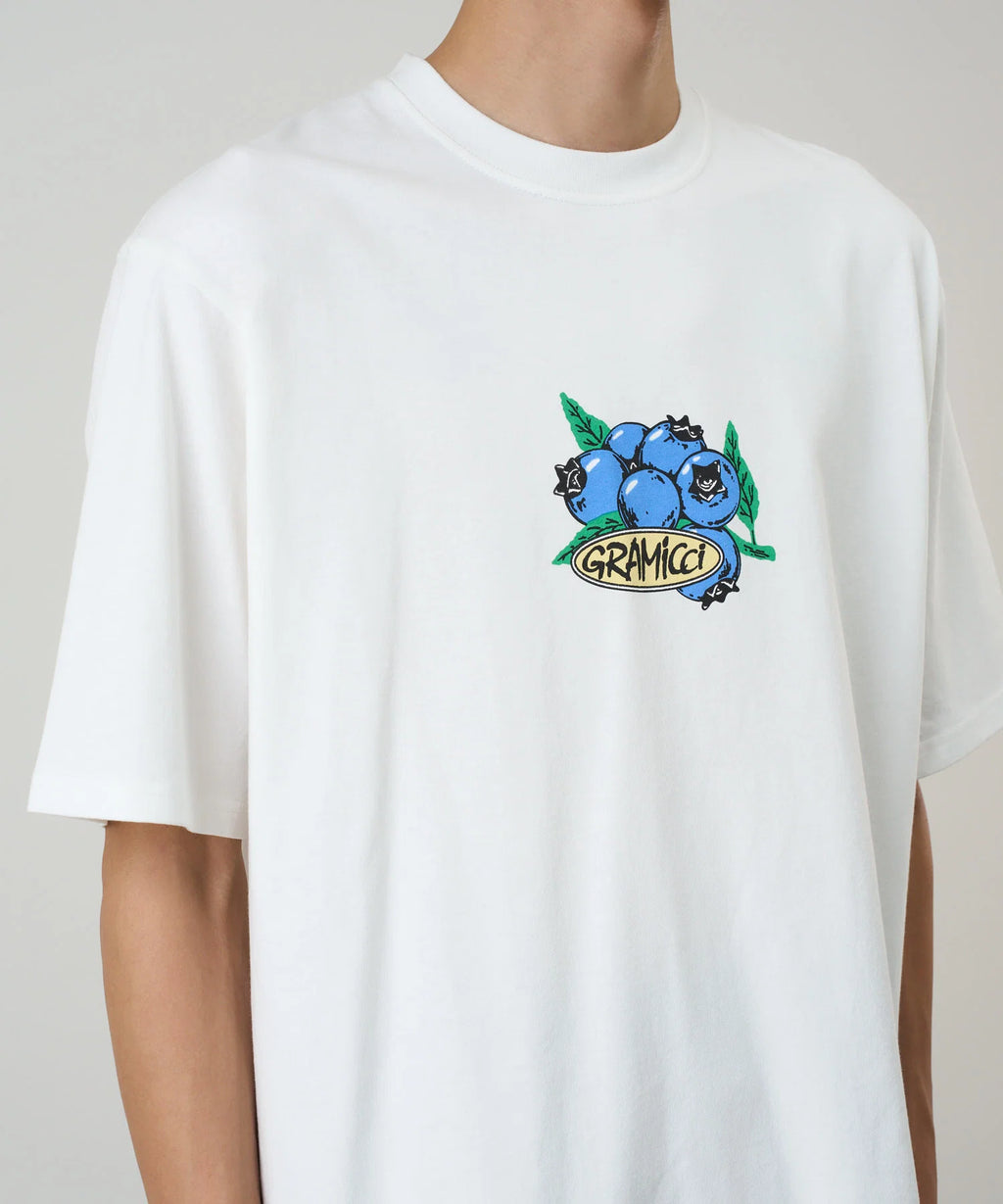 Blueberry Tee - White