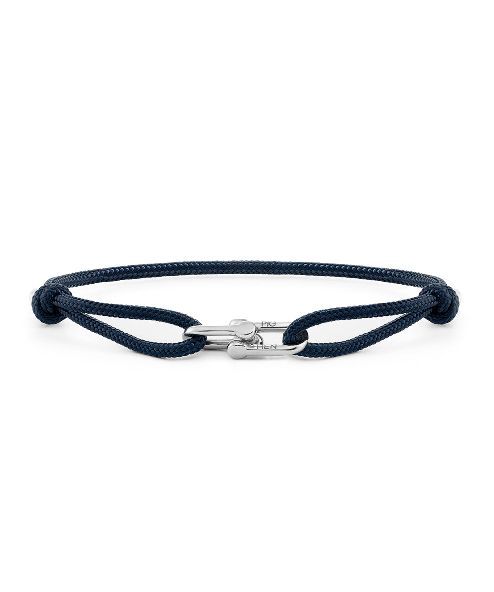 Daunting Dean - Navy/Silver