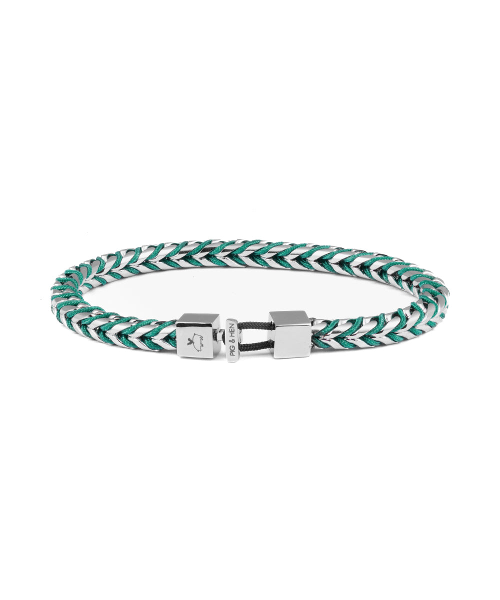 Catena Foxtail - Patina Green/Silver