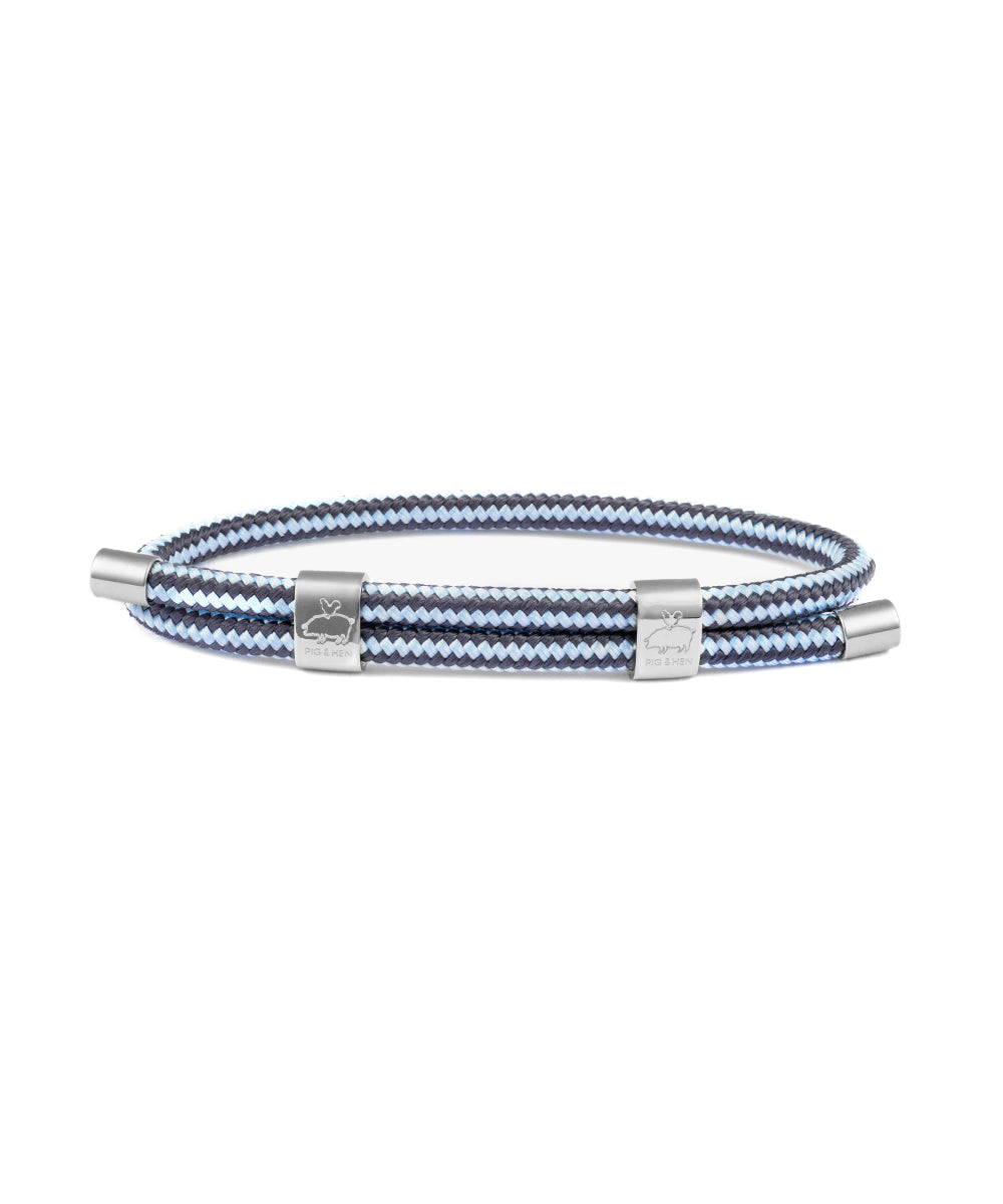 Little Lewis DBL - Slate Grey-Arctic Blue/Silver