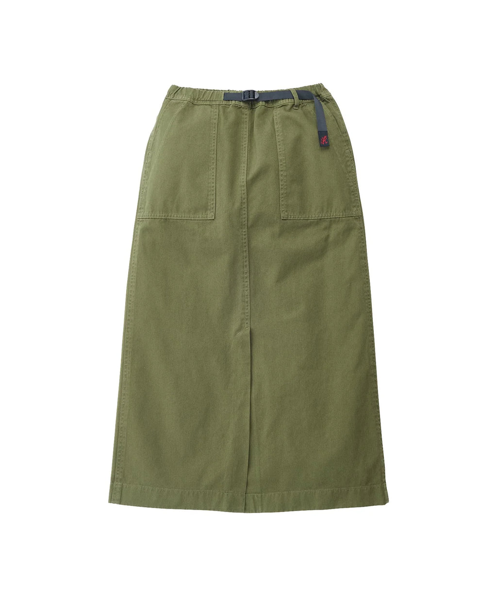 Long Baker Skirt - Olive