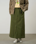 Long Baker Skirt - Olive
