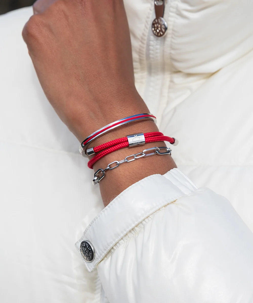 May Lou - Raspberry / Silver