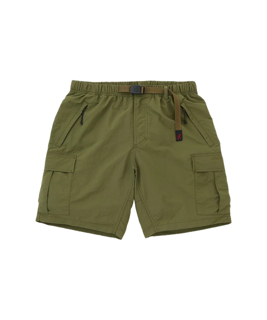 Nylon Explorer Cargo Short - Olive