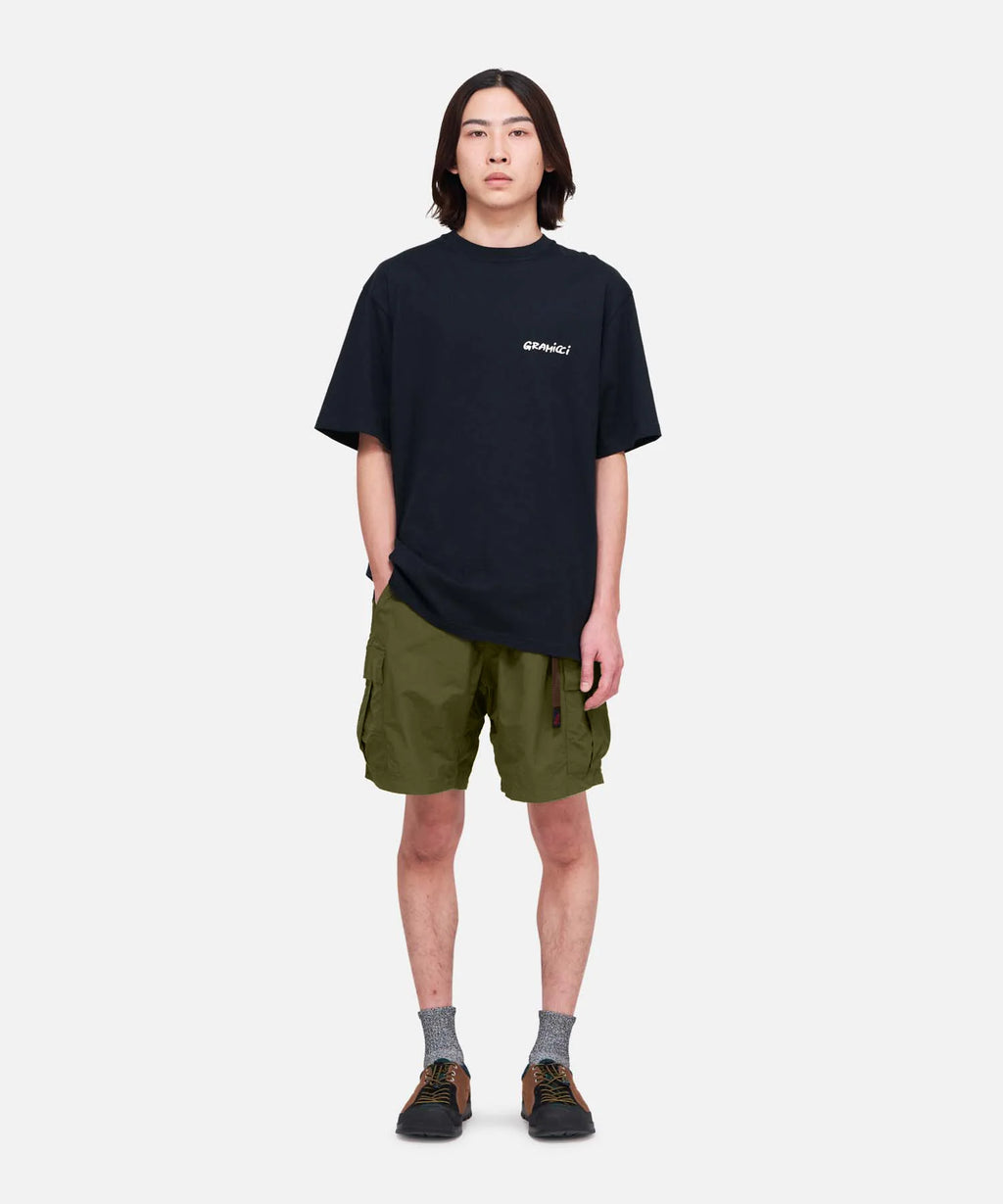Nylon Explorer Cargo Short - Olive