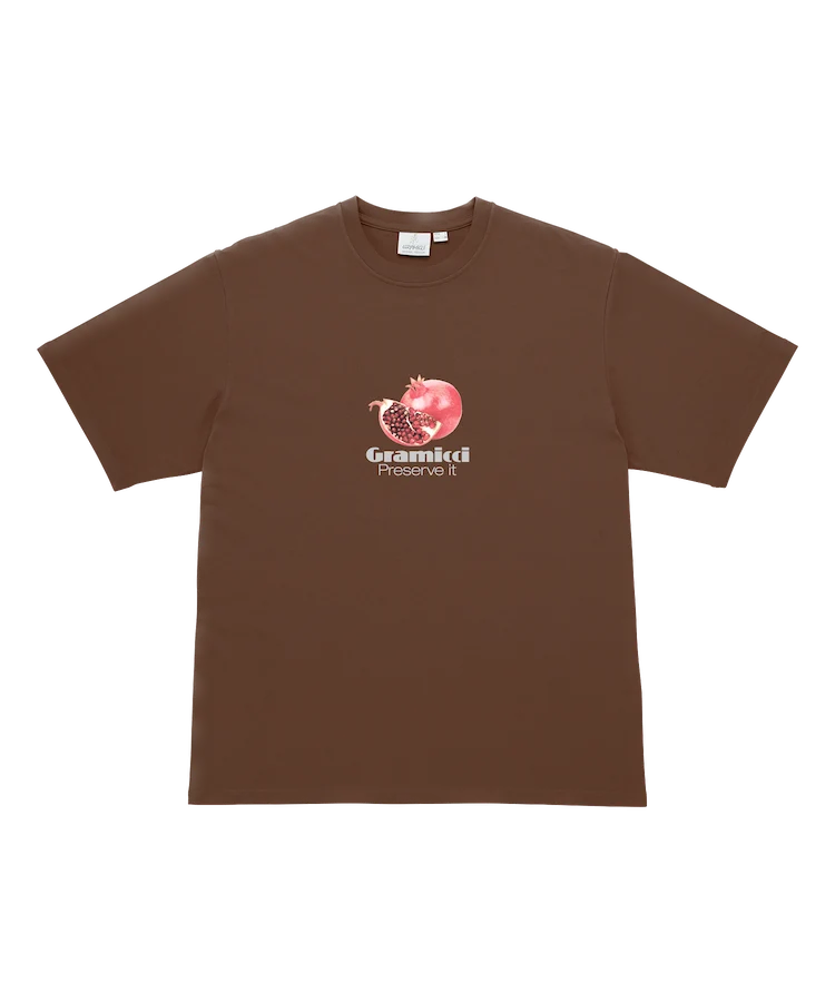Pomegranate Tee - Brown