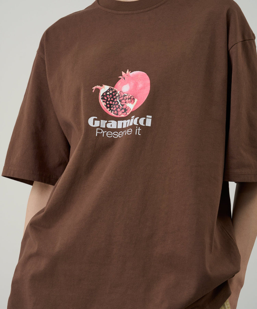 Pomegranate Tee - Brown