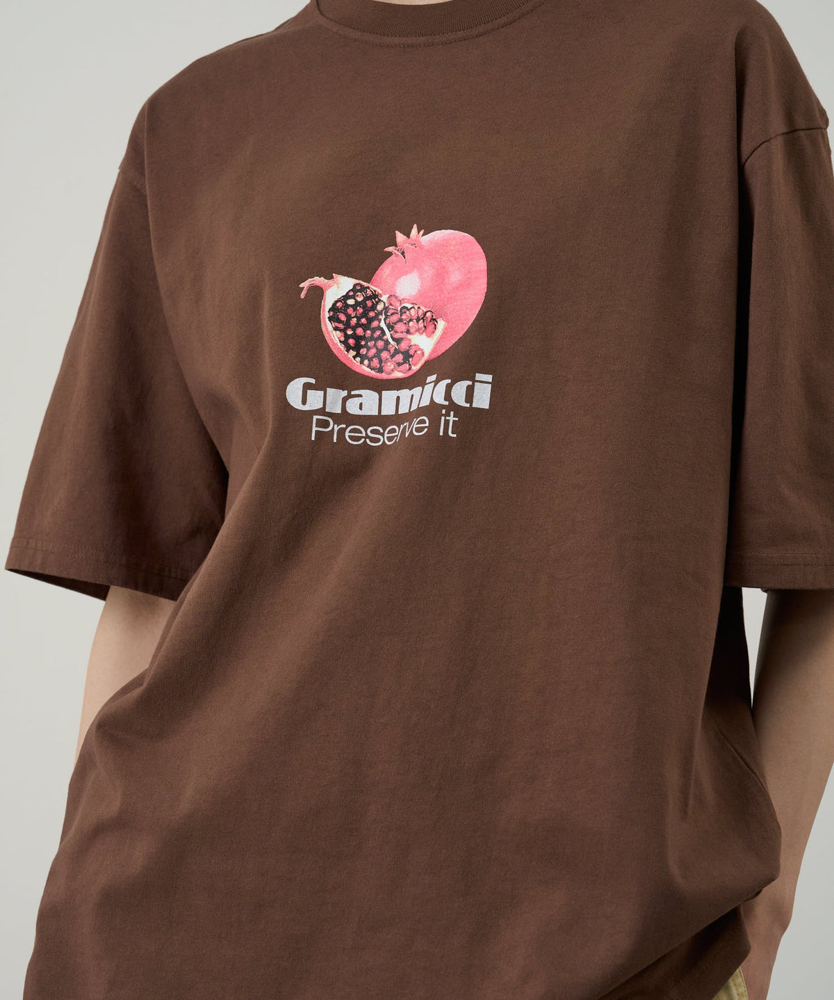 Pomegranate Tee - Brown