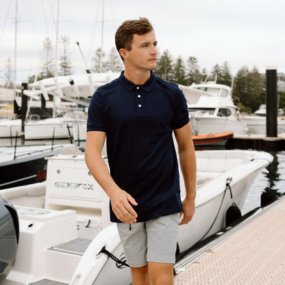 Signature Polo SS - Navy