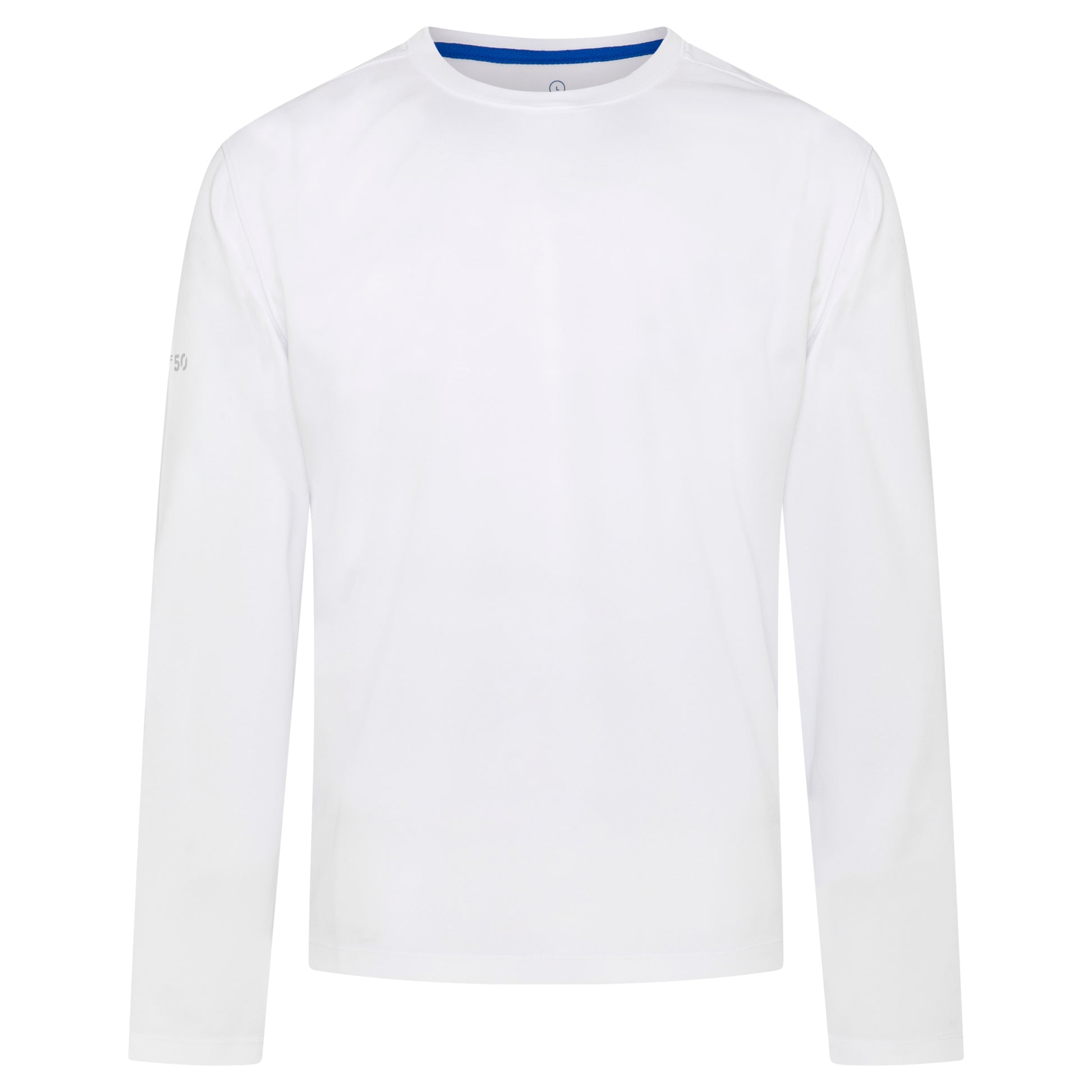 Crew Tech Tee LS - White