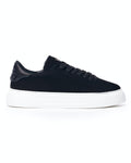 Arc Suede Genuine Leather Shoes - Black