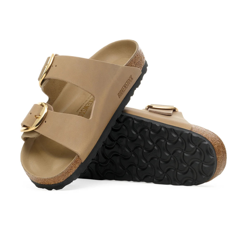 Arizona Big Buckle Tabacco Brown Oiled Leather Narrow