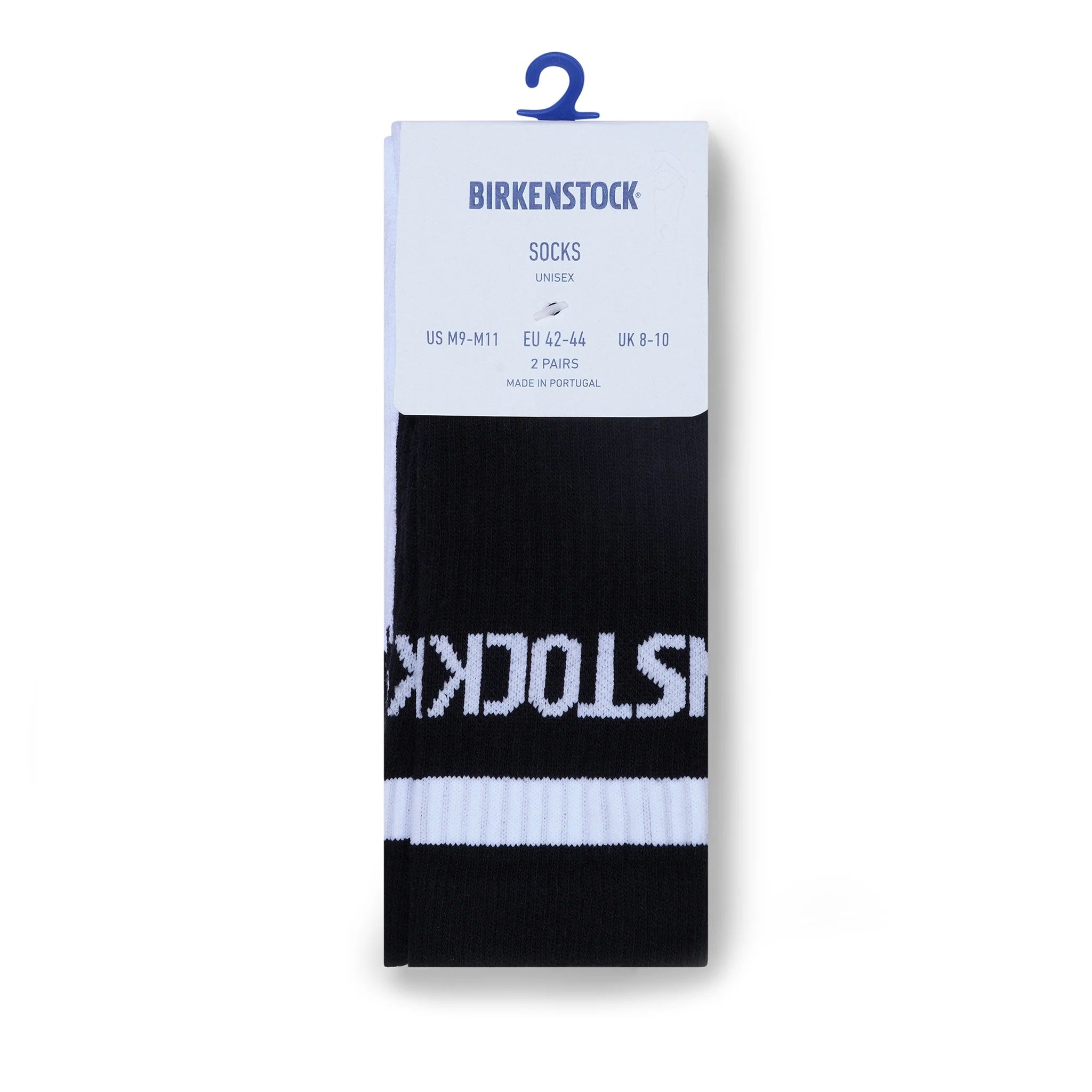 Cotton Crew Strip Black/White 2 Pack