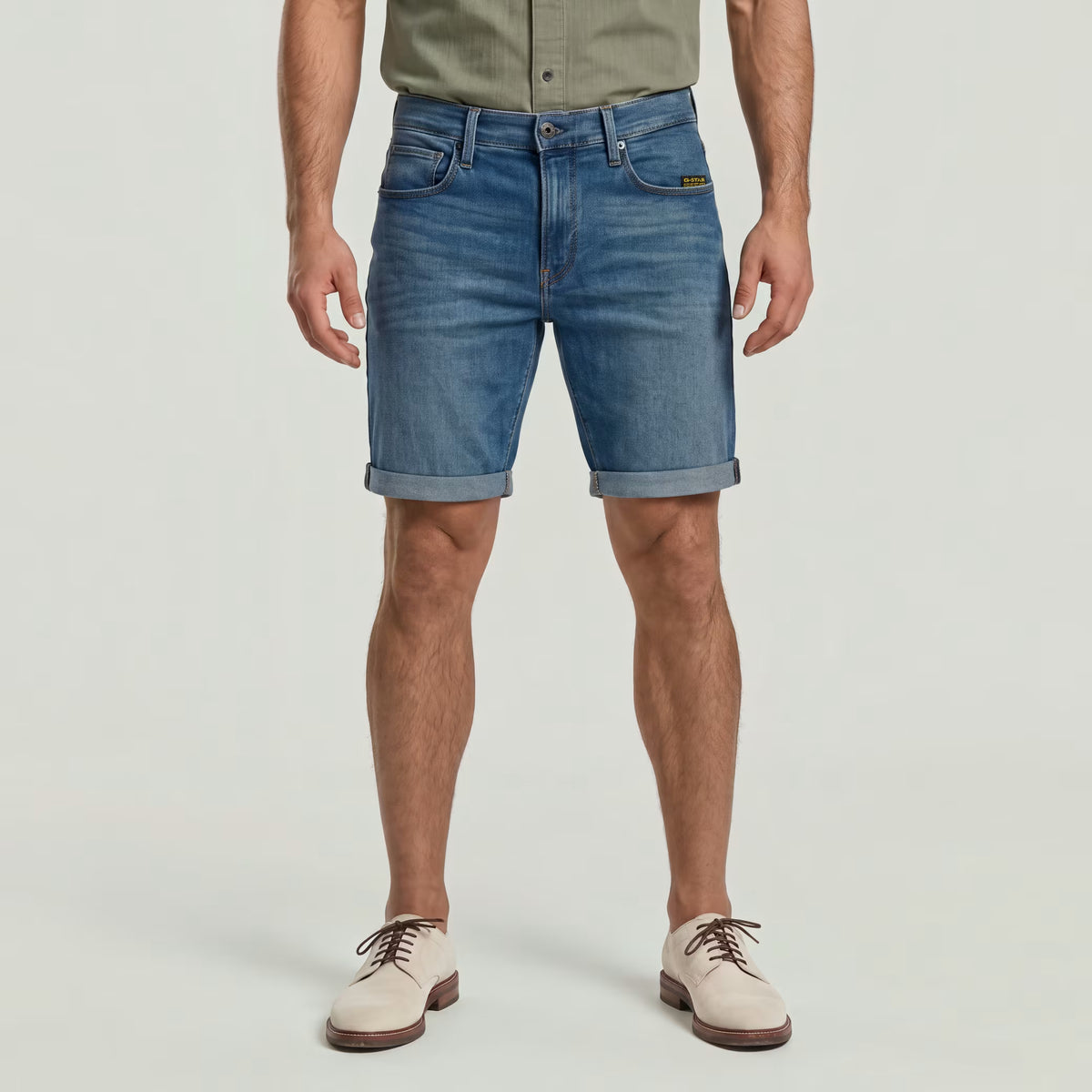 3301 Slim Shorts - Medium Aged
