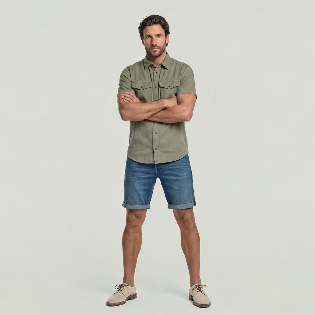 3301 Slim Shorts - Medium Aged
