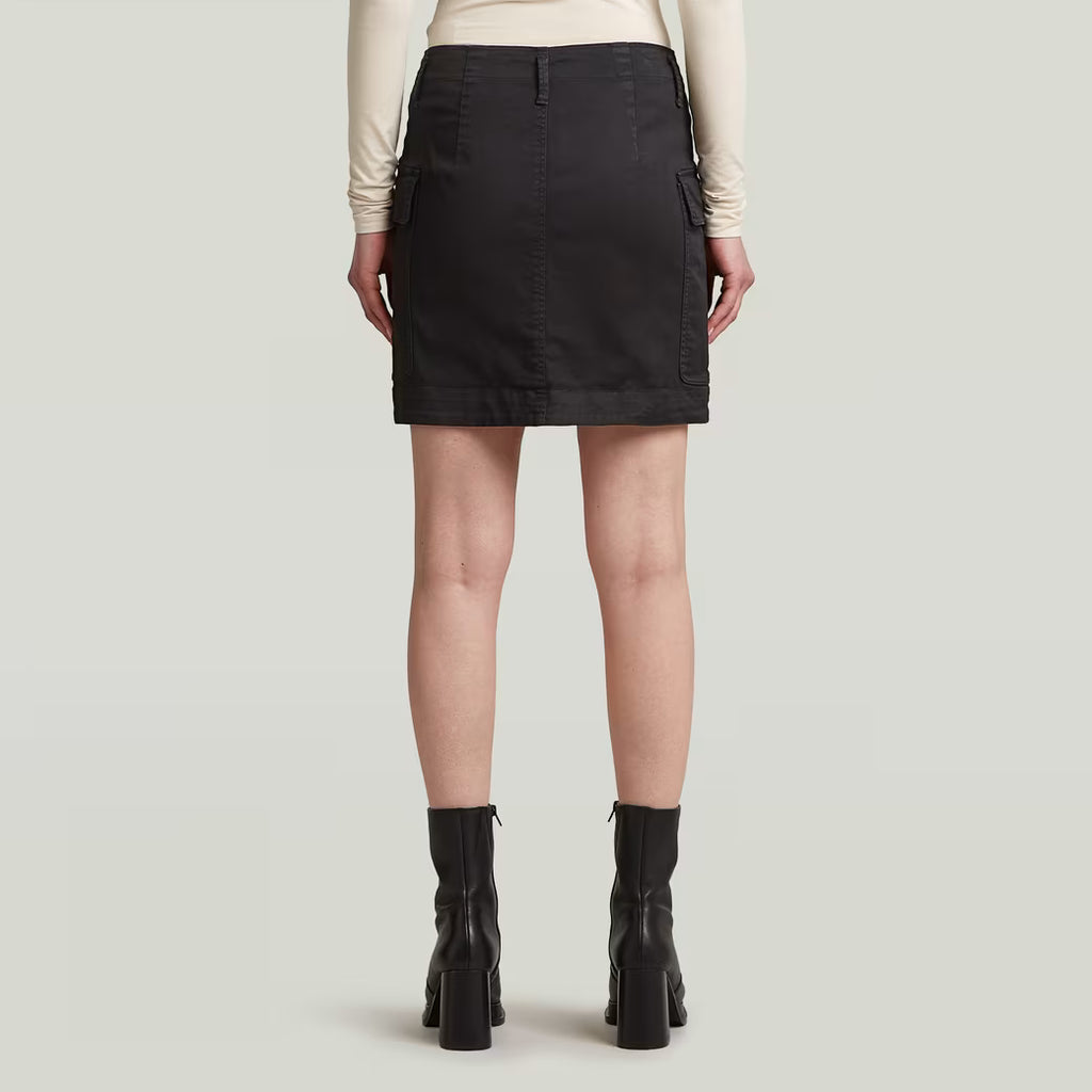 Cargo Short Skirt - Black