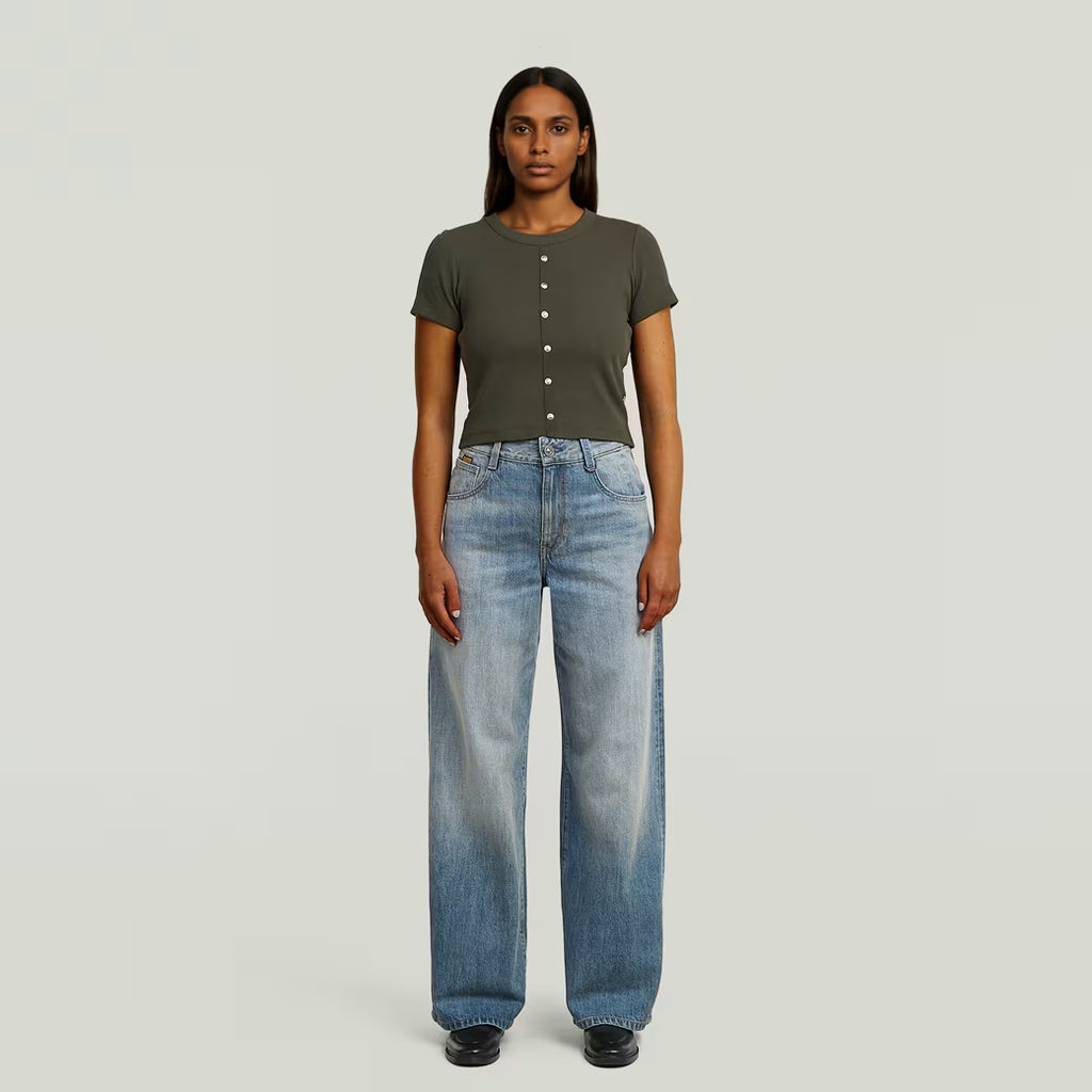 Heritage Hardware Baby Tee - Asphalt