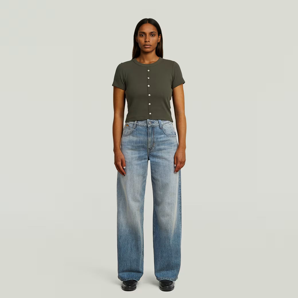 Heritage Hardware Baby Tee - Asphalt
