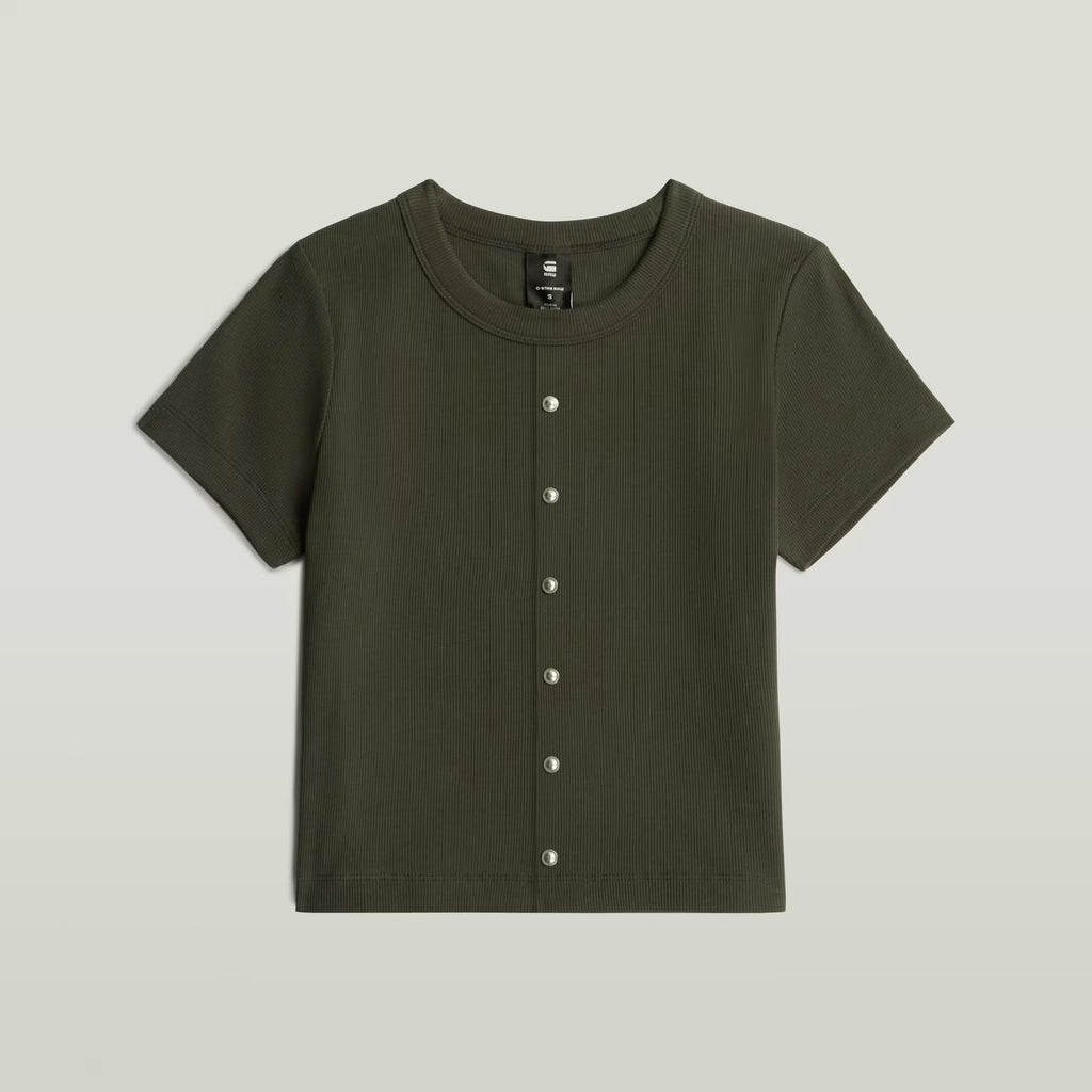 Heritage Hardware Baby Tee - Asphalt
