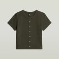 Heritage Hardware Baby Tee - Asphalt