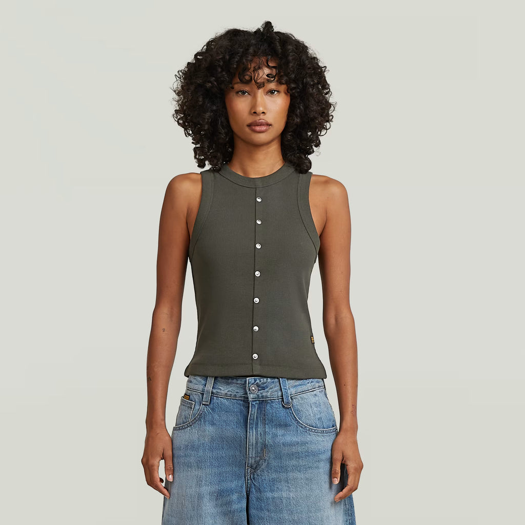 Heritage Hardware Tank - Asphalt