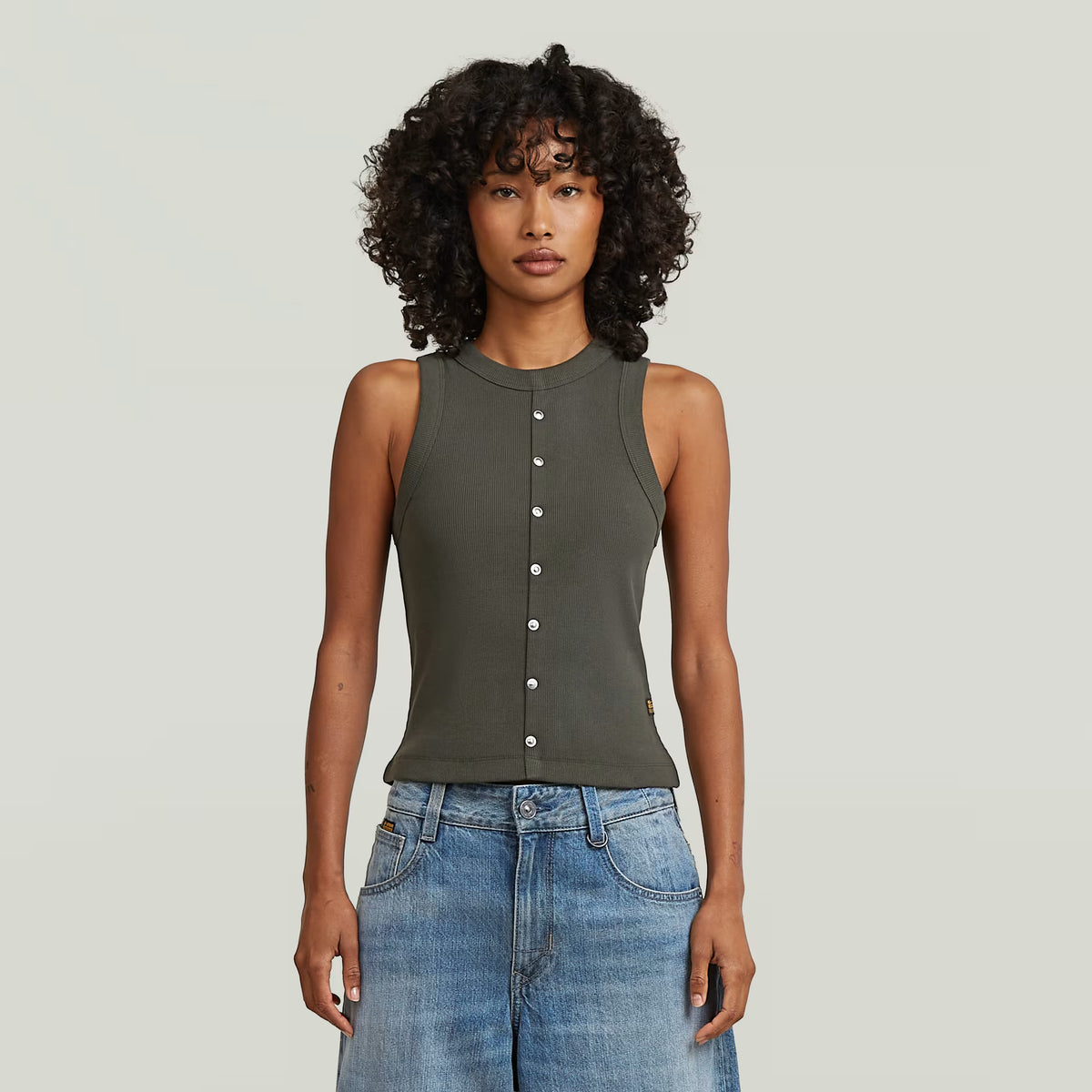 Heritage Hardware Tank - Asphalt