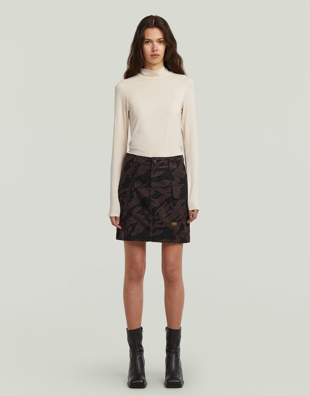 Cargo Short Skirt - Camo