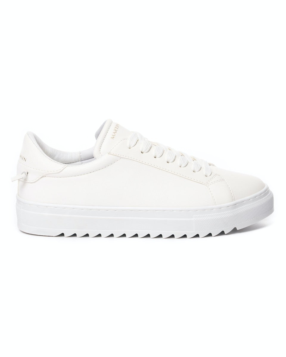 Low Top Sneakers - White